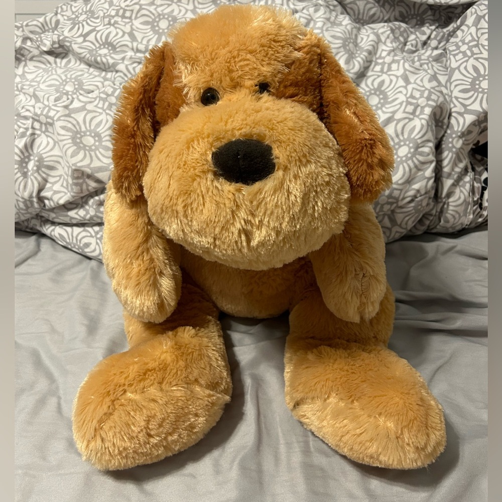 Giant stuffed puppy